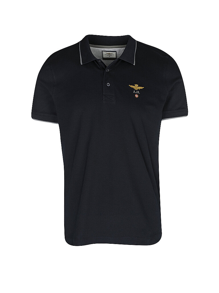 AERONAUTICA MILITARE Poloshirt dunkelblau   M herren